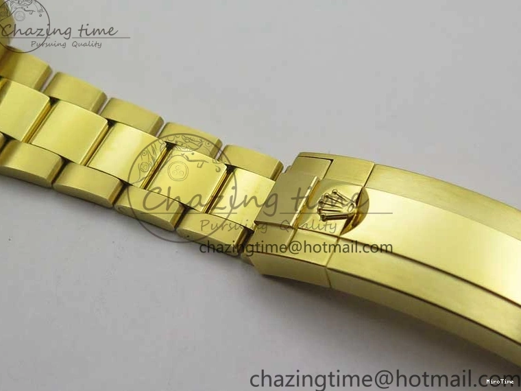 MiroTime 1223 Unisex Submariner 41mm 126618 LB YG EWF Blue Dial on YG Bracelet A 2615